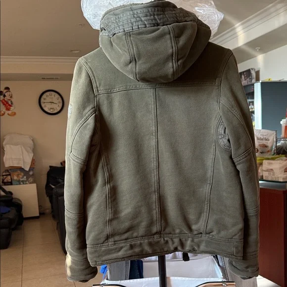 Abercrombie & Fitch Olive Military Jacket